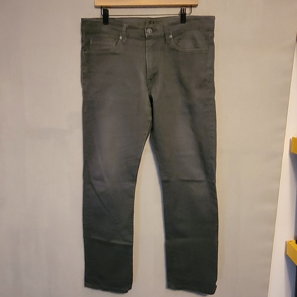 Men's Joseph Abboud Pip Slim Gray Jeans. 34x30